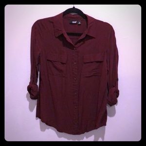 A.N.A. Button Up Blouse